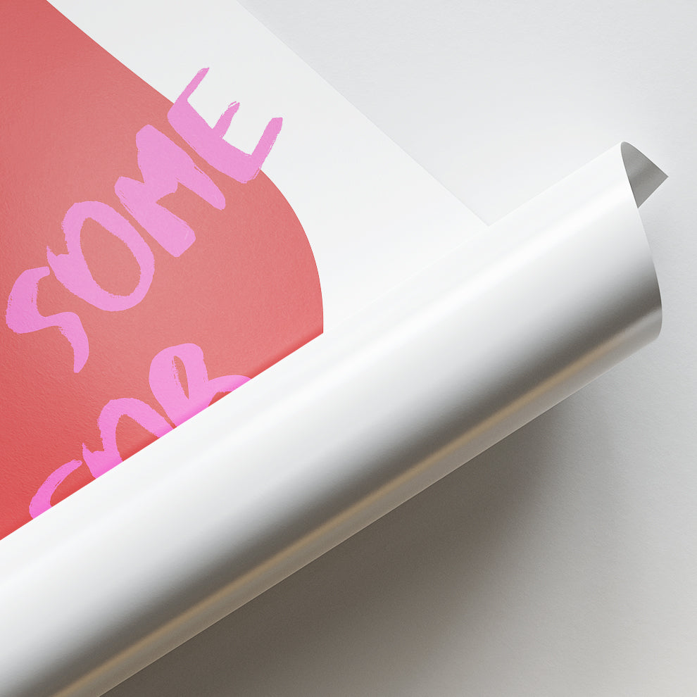 Love is Dessert Modern Wall Art