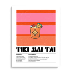 Mai Tai Island Mix Wall Painting For Cafe
