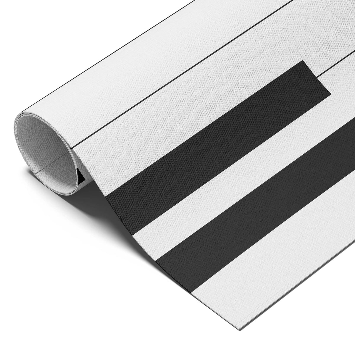 Minimal Black & White Piano Keys