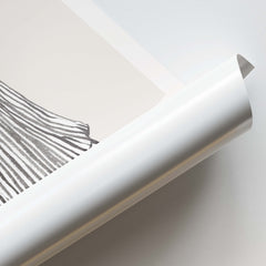 Minimalist Woman in Green & Stripes