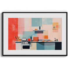 Modern Abstract Kitchen Canvas Wall Art