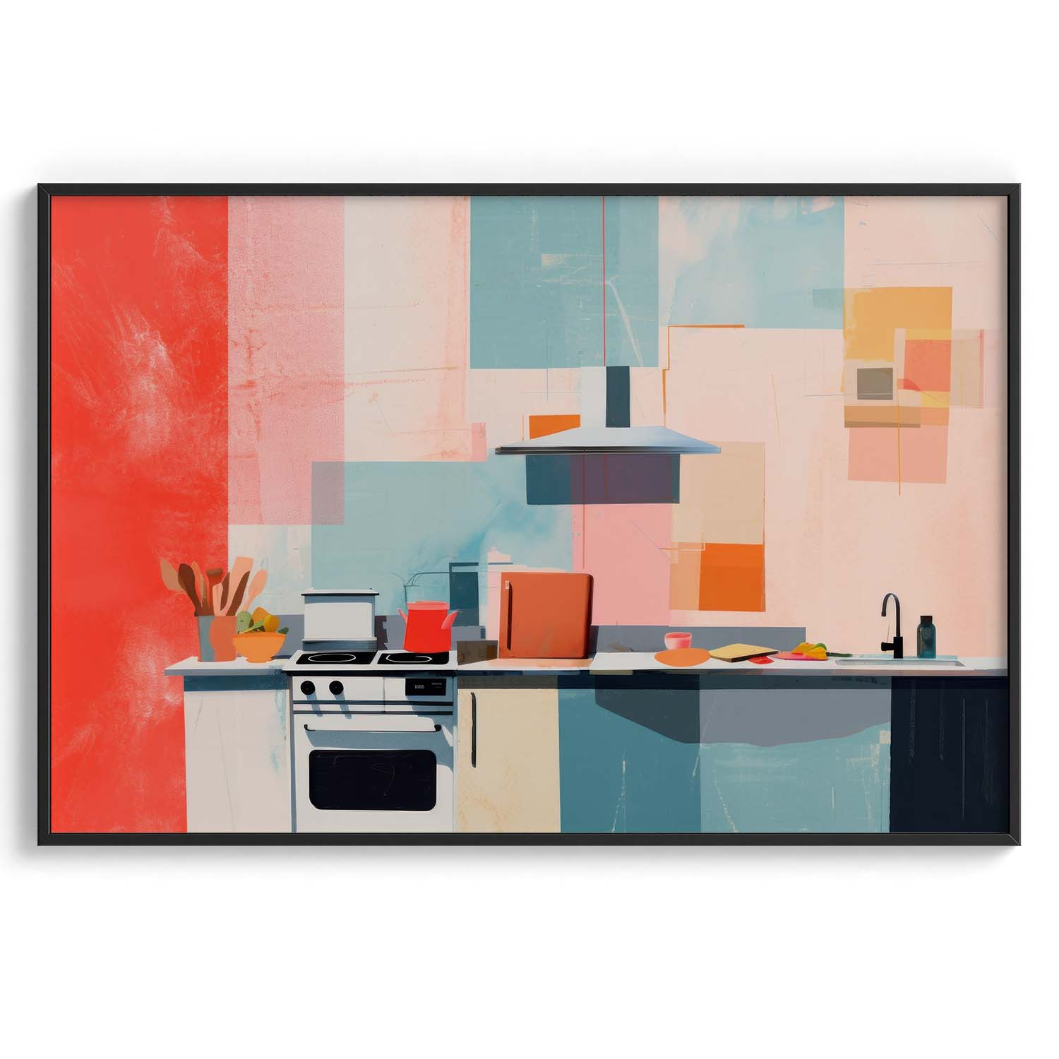 Modern Abstract Kitchen Canvas Wall Art