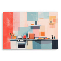 Modern Abstract Kitchen Canvas Wall Art