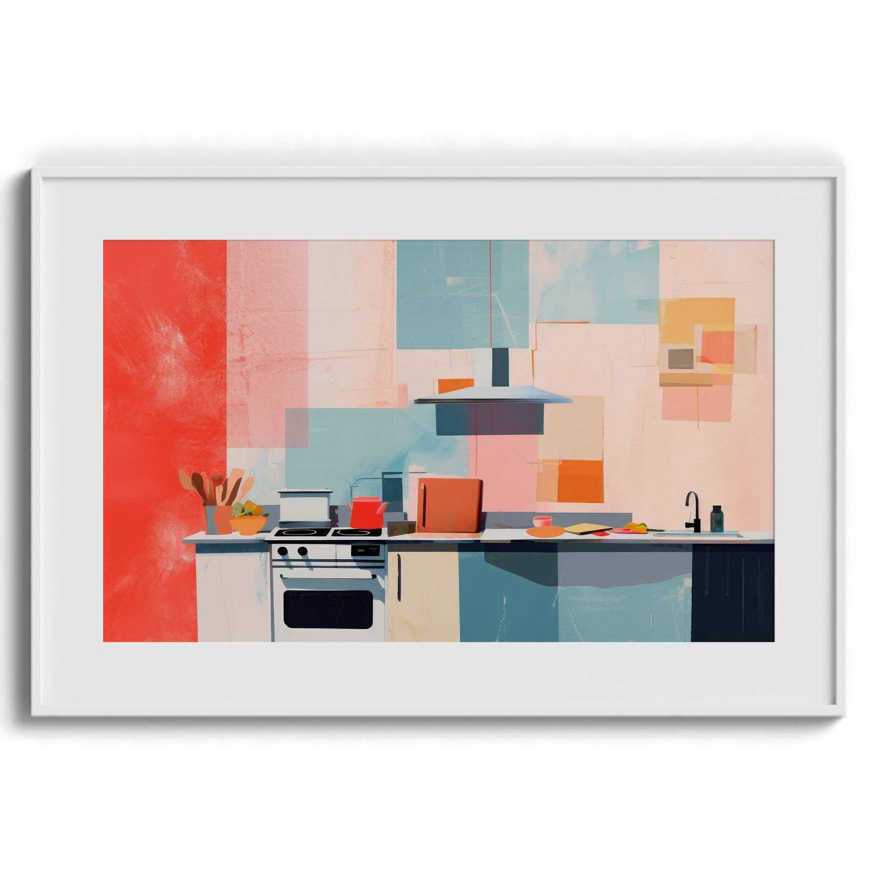 Modern Abstract Kitchen Canvas Wall Art