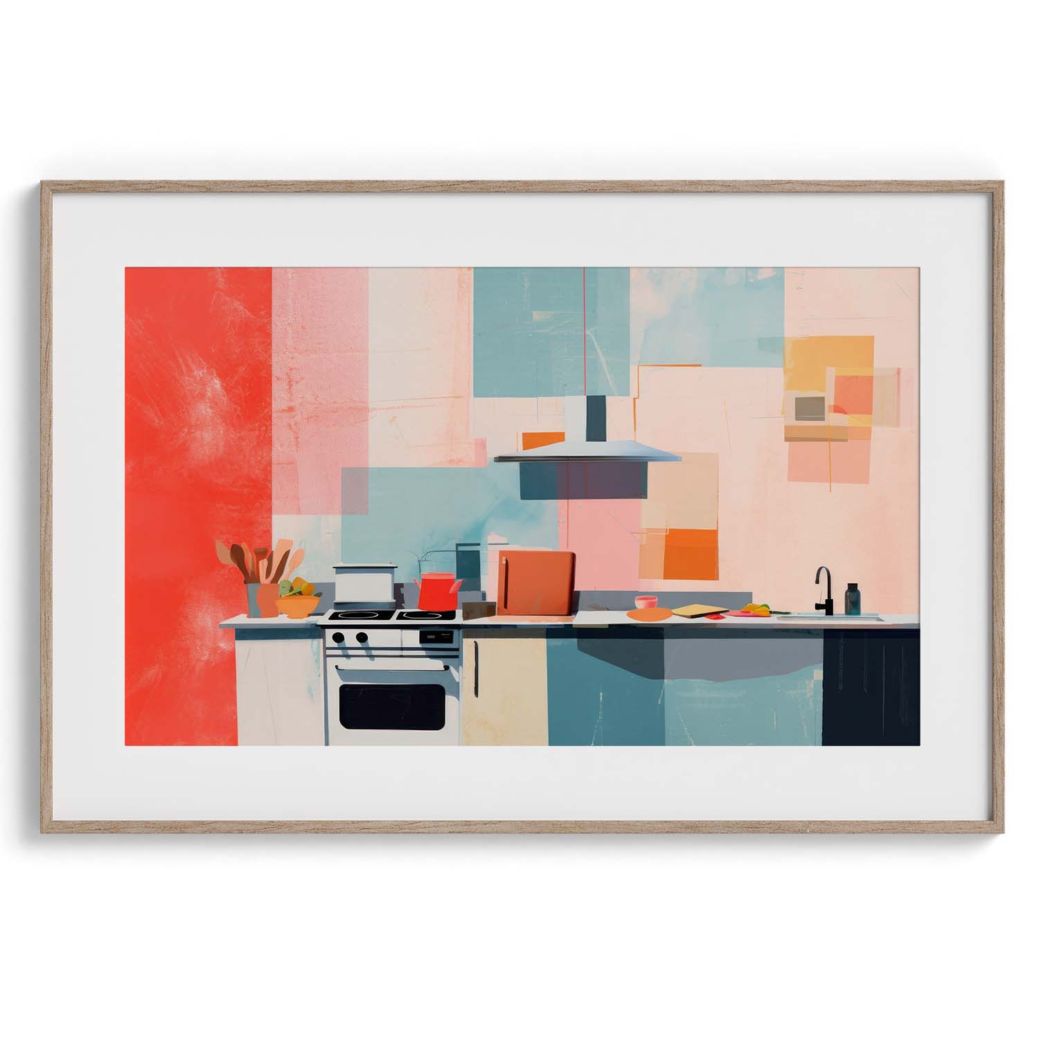 Modern Abstract Kitchen Canvas Wall Art