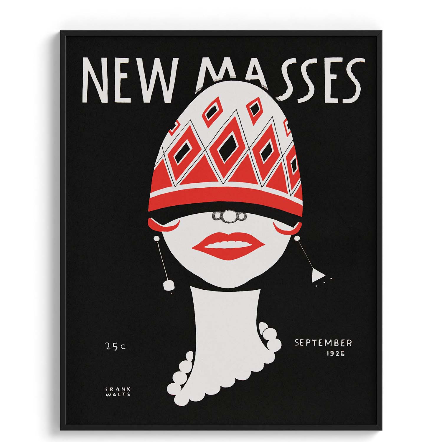 New Masses Retro Magazine Cover