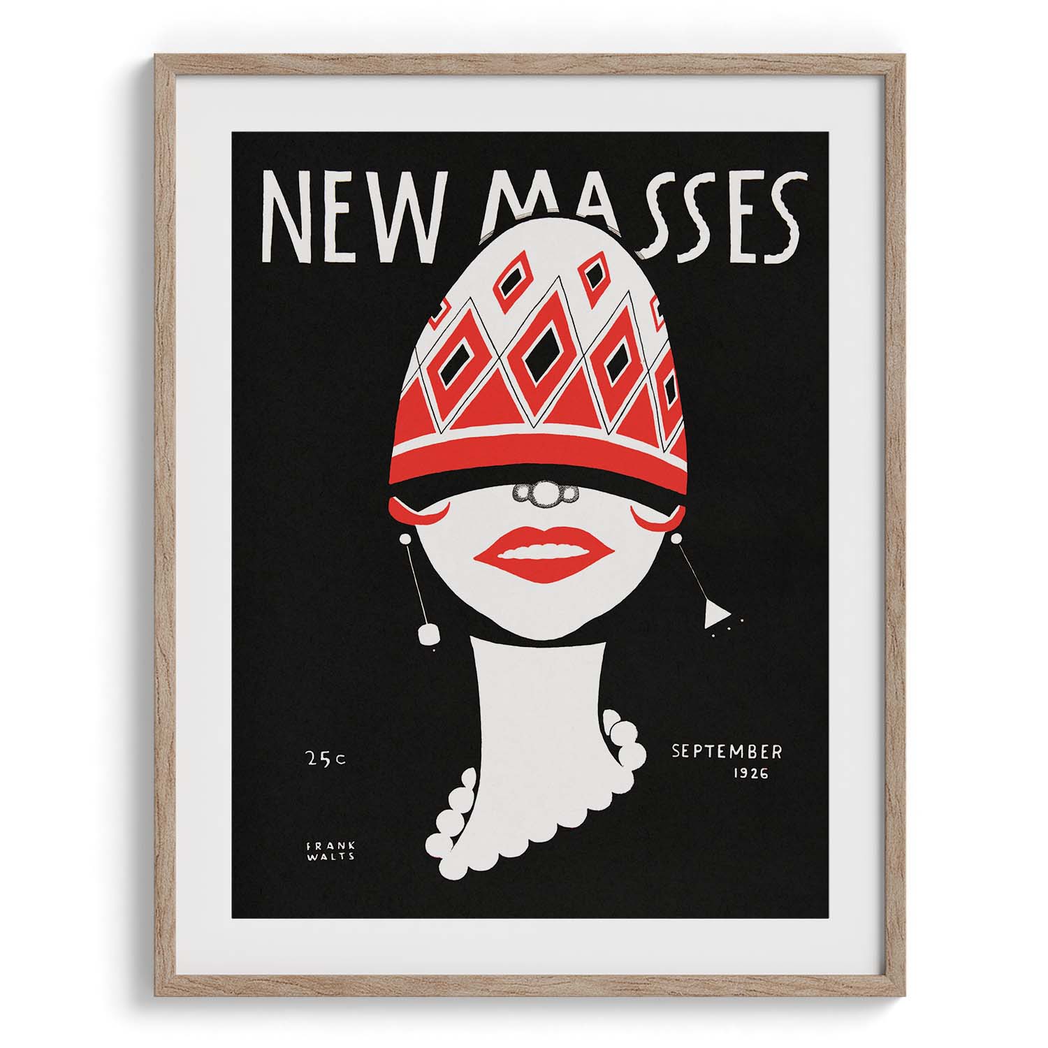 New Masses Retro Magazine Cover