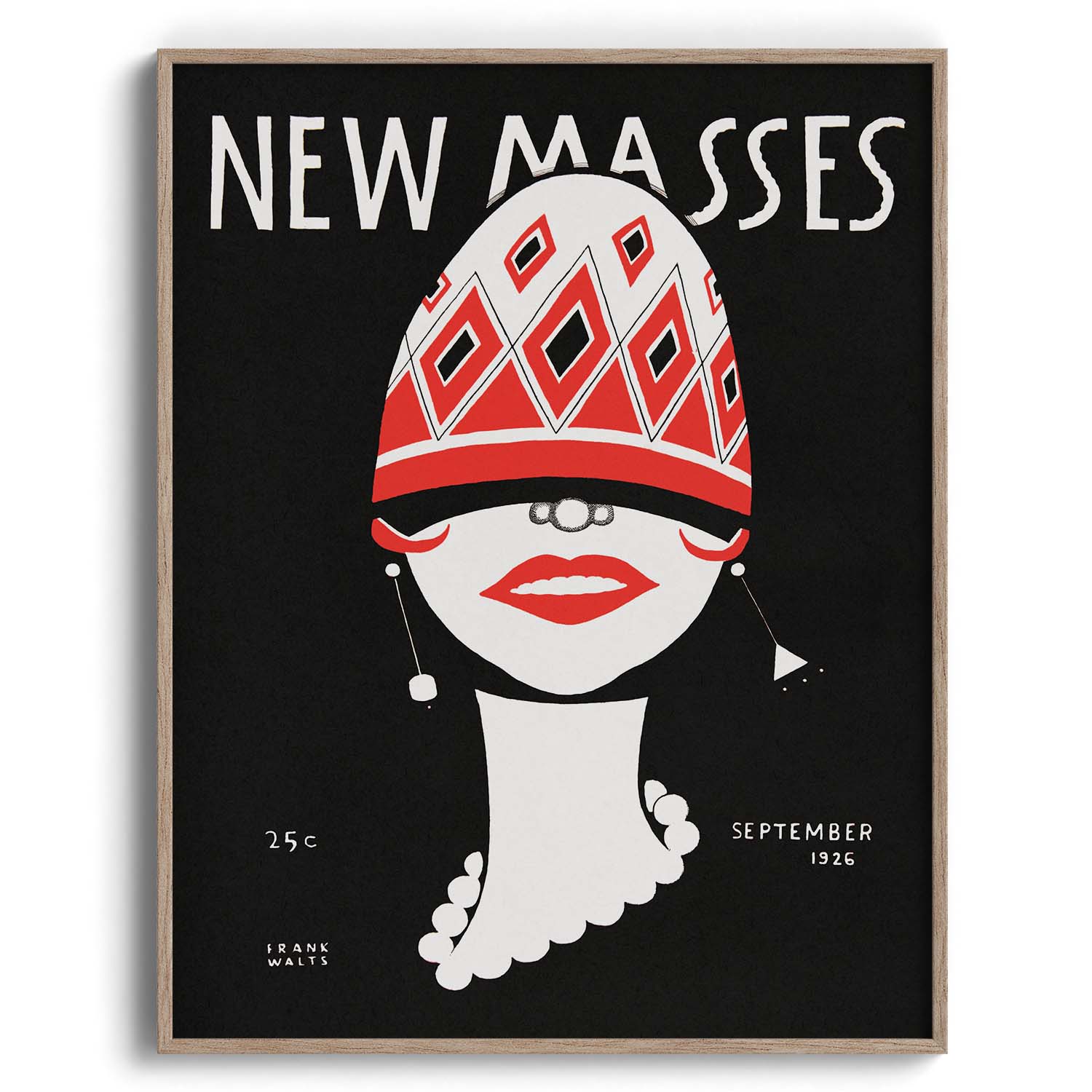 New Masses Retro Magazine Cover