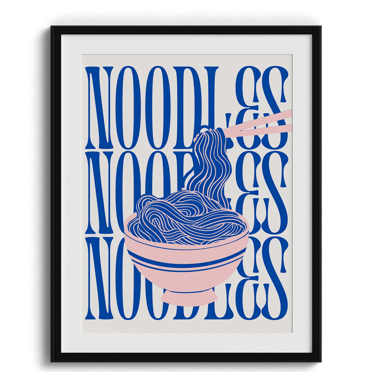 Noodle Bowl Wall Art Painting