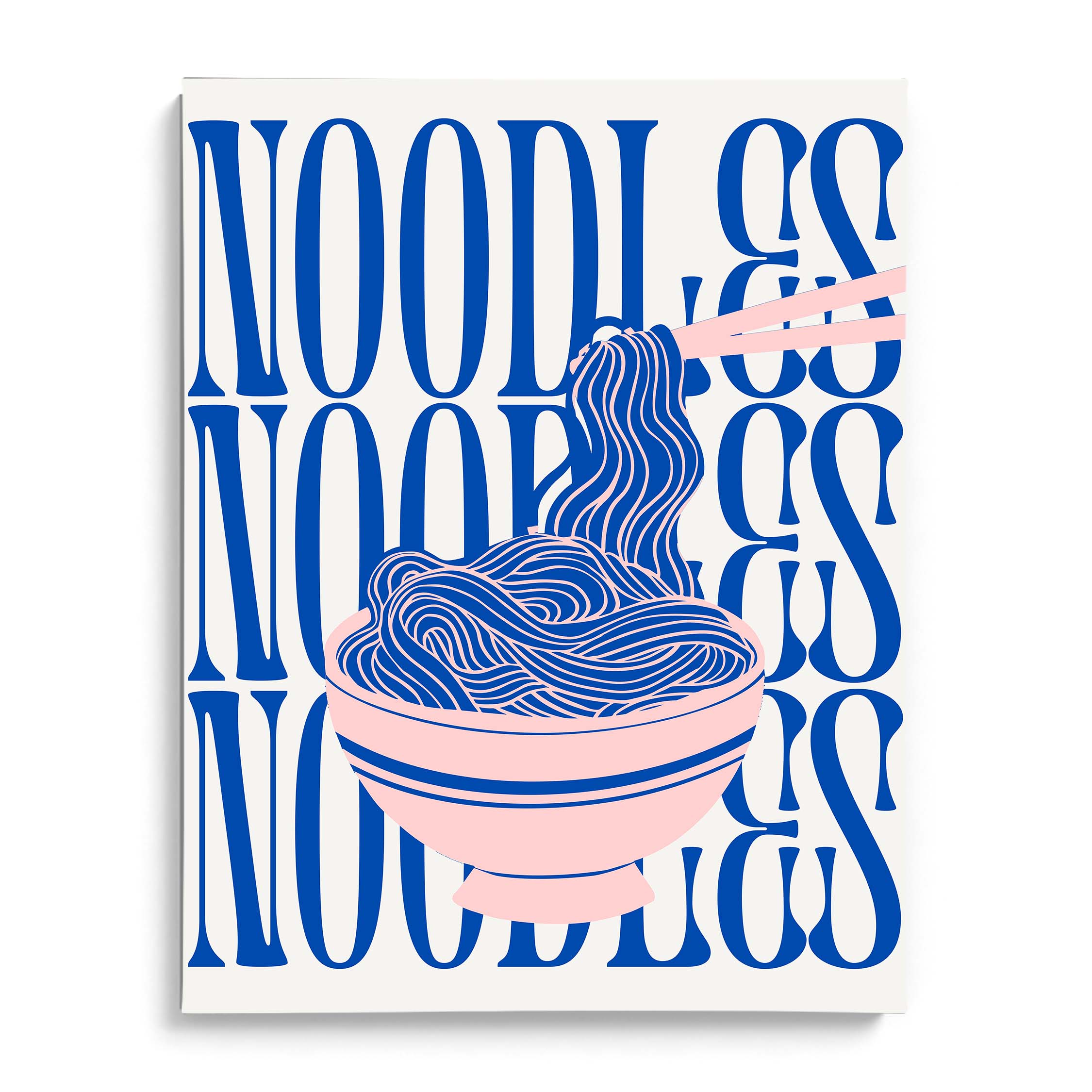 Noodle Bowl Wall Art Painting