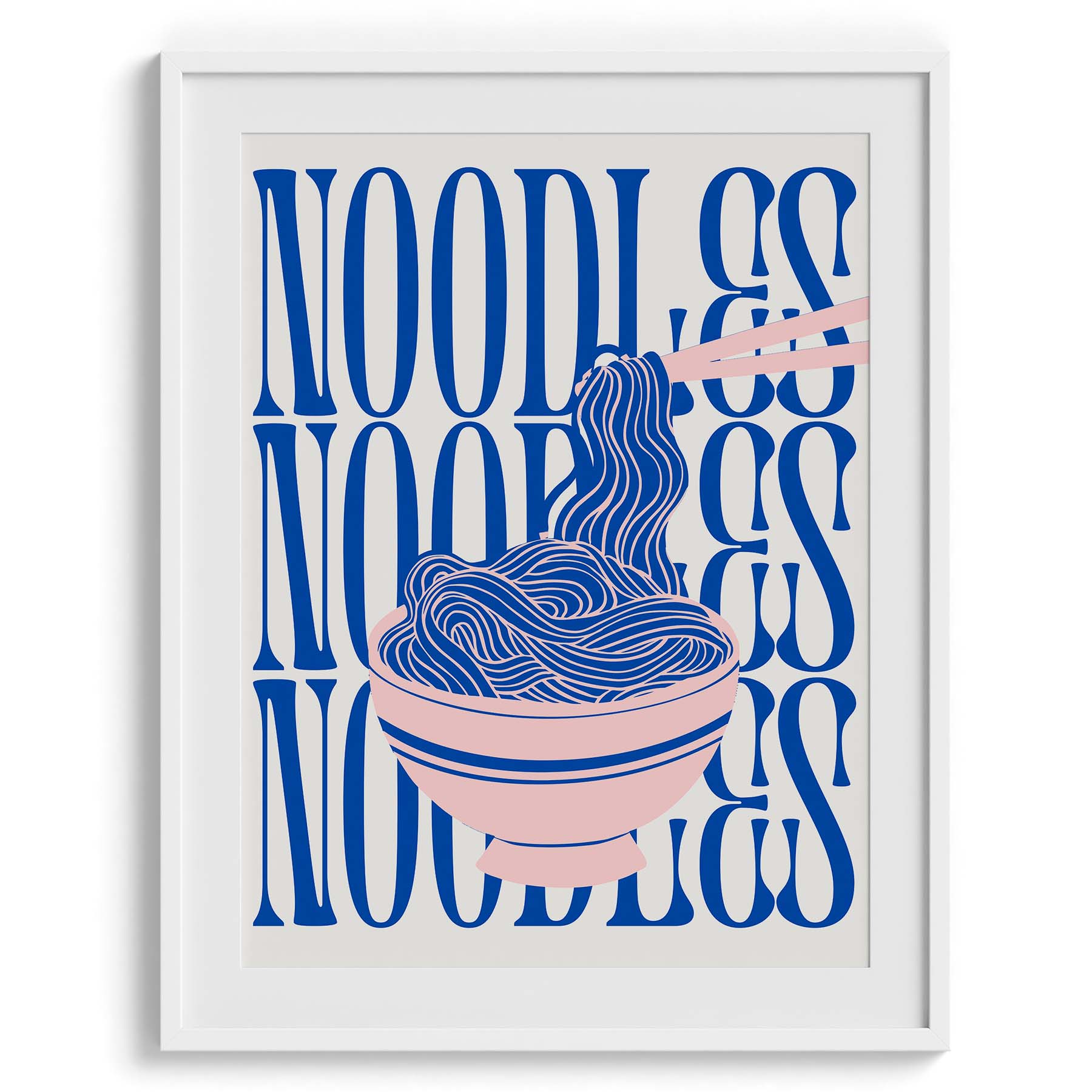 Noodle Bowl Wall Art Painting