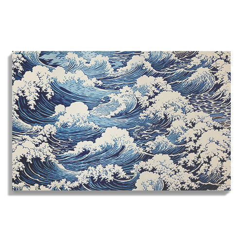 Ocean Waves Japanese Inspired Print