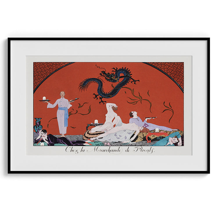 Oriental Dragon Banquet Scene