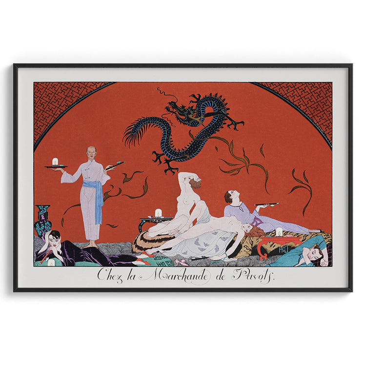 Oriental Dragon Banquet Scene