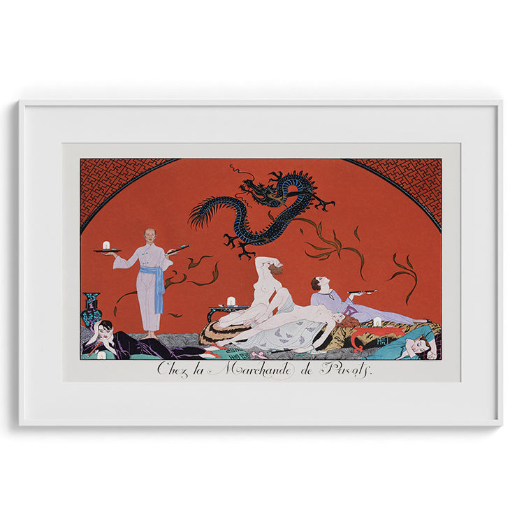 Oriental Dragon Banquet Scene