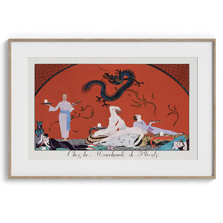 Oriental Dragon Banquet Scene