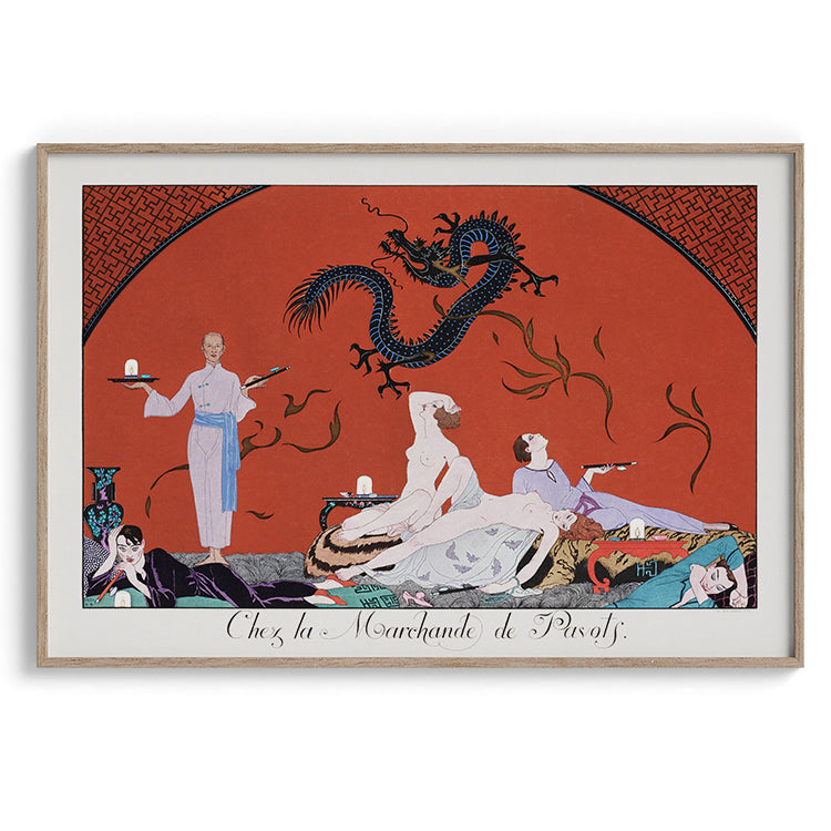 Oriental Dragon Banquet Scene