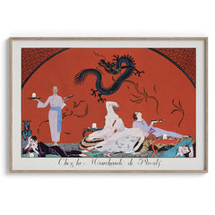 Oriental Dragon Banquet Scene