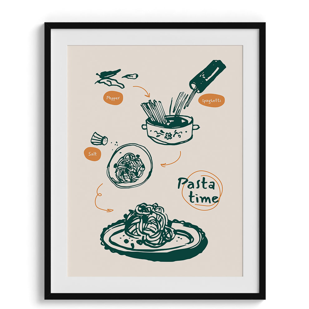 Pasta Time Canvas Wall Paintings