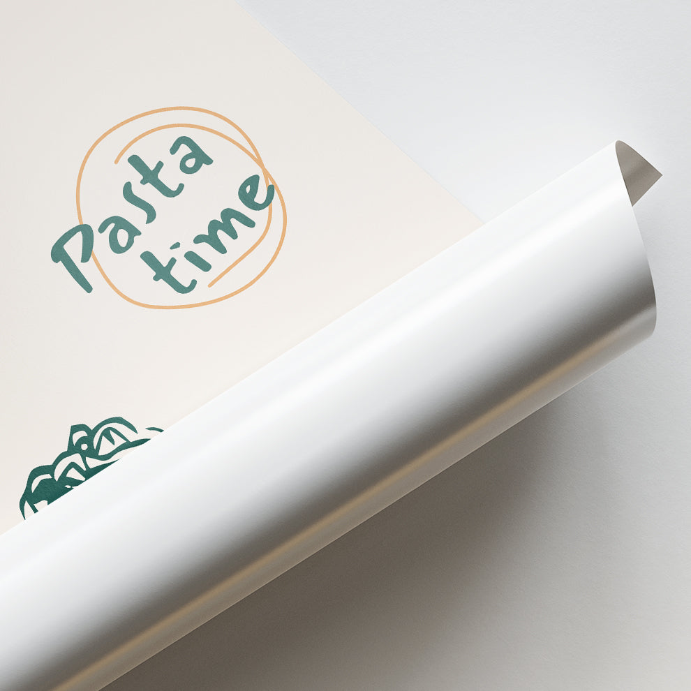 Pasta Time Canvas Wall Paintings