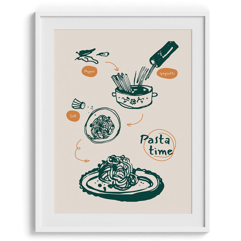 Pasta Time Canvas Wall Paintings