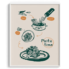 Pasta Time Canvas Wall Paintings
