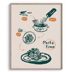 Pasta Time Canvas Wall Paintings