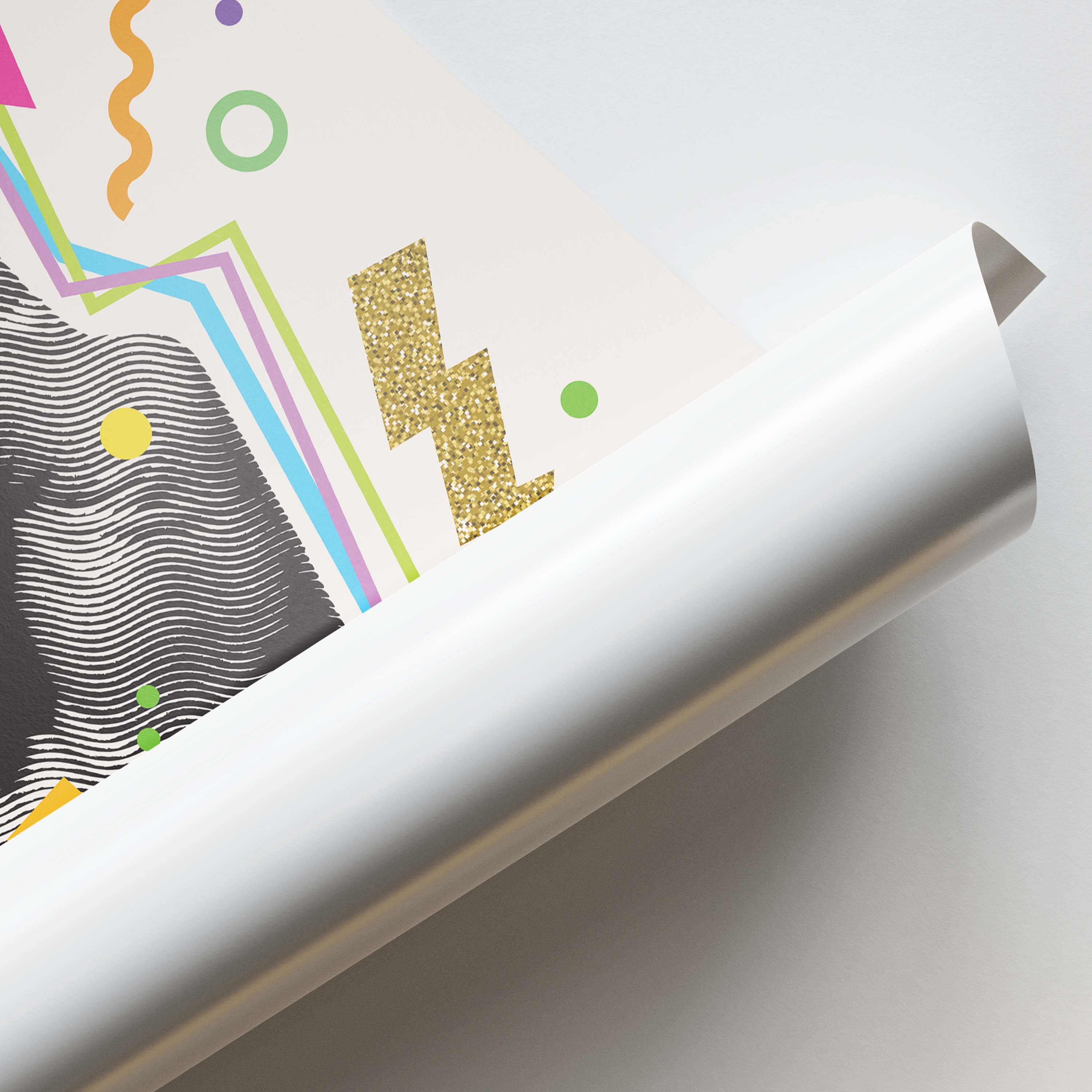 Peace Sign Pop Hand Gesture Art