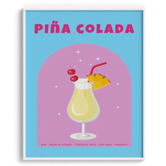 Piña Colada Bliss Wall Painting For Kitchen