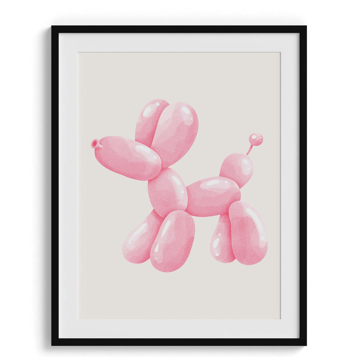 Pink Balloon Dog Pop Art