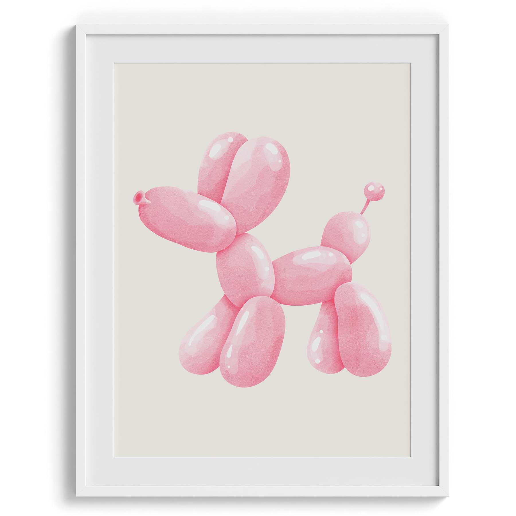 Pink Balloon Dog Pop Art