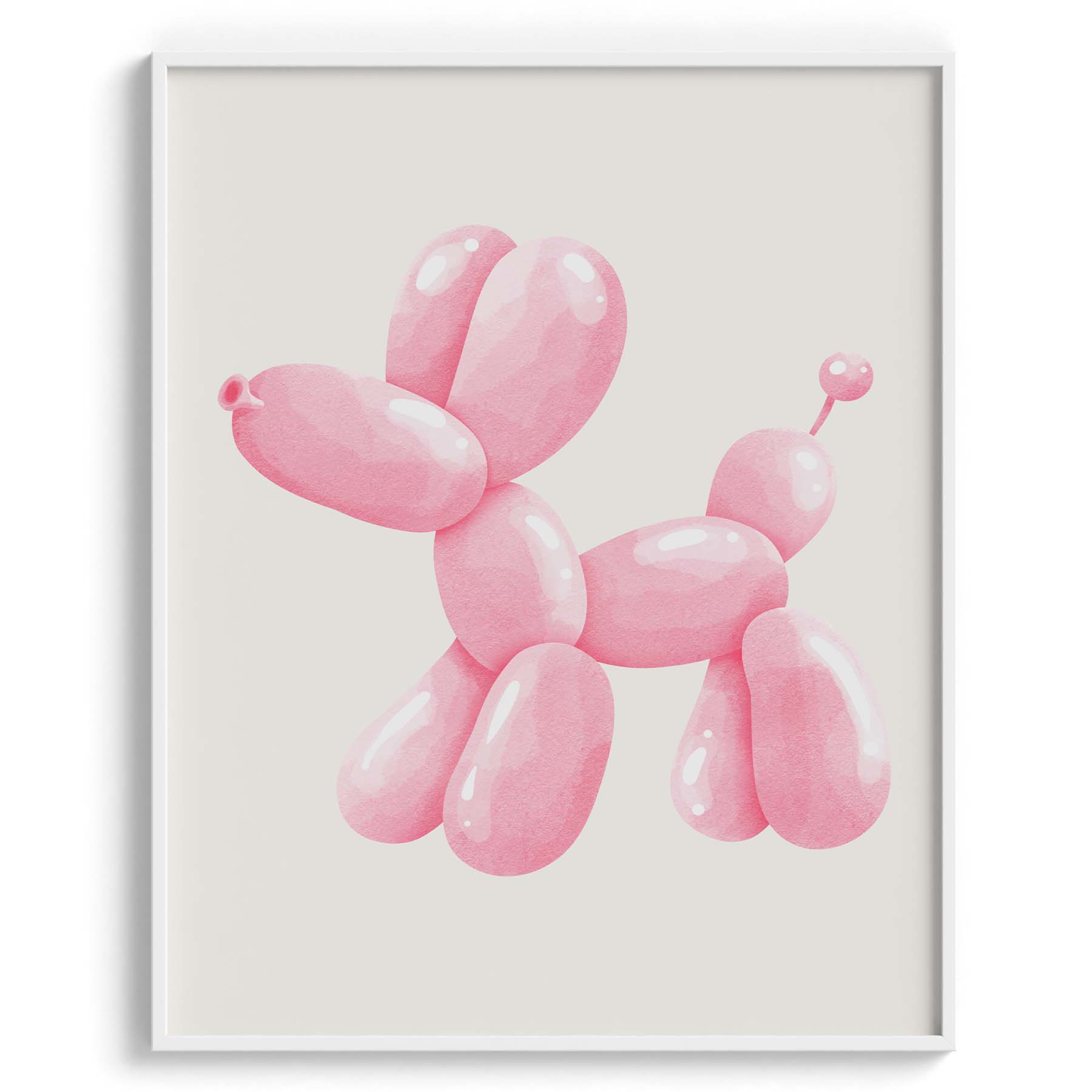 Pink Balloon Dog Pop Art