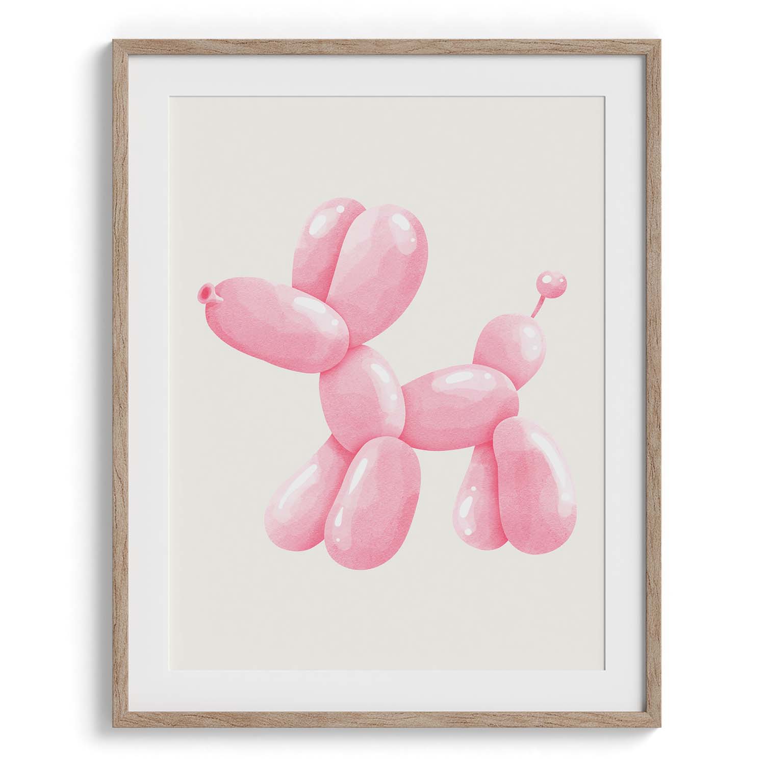 Pink Balloon Dog Pop Art