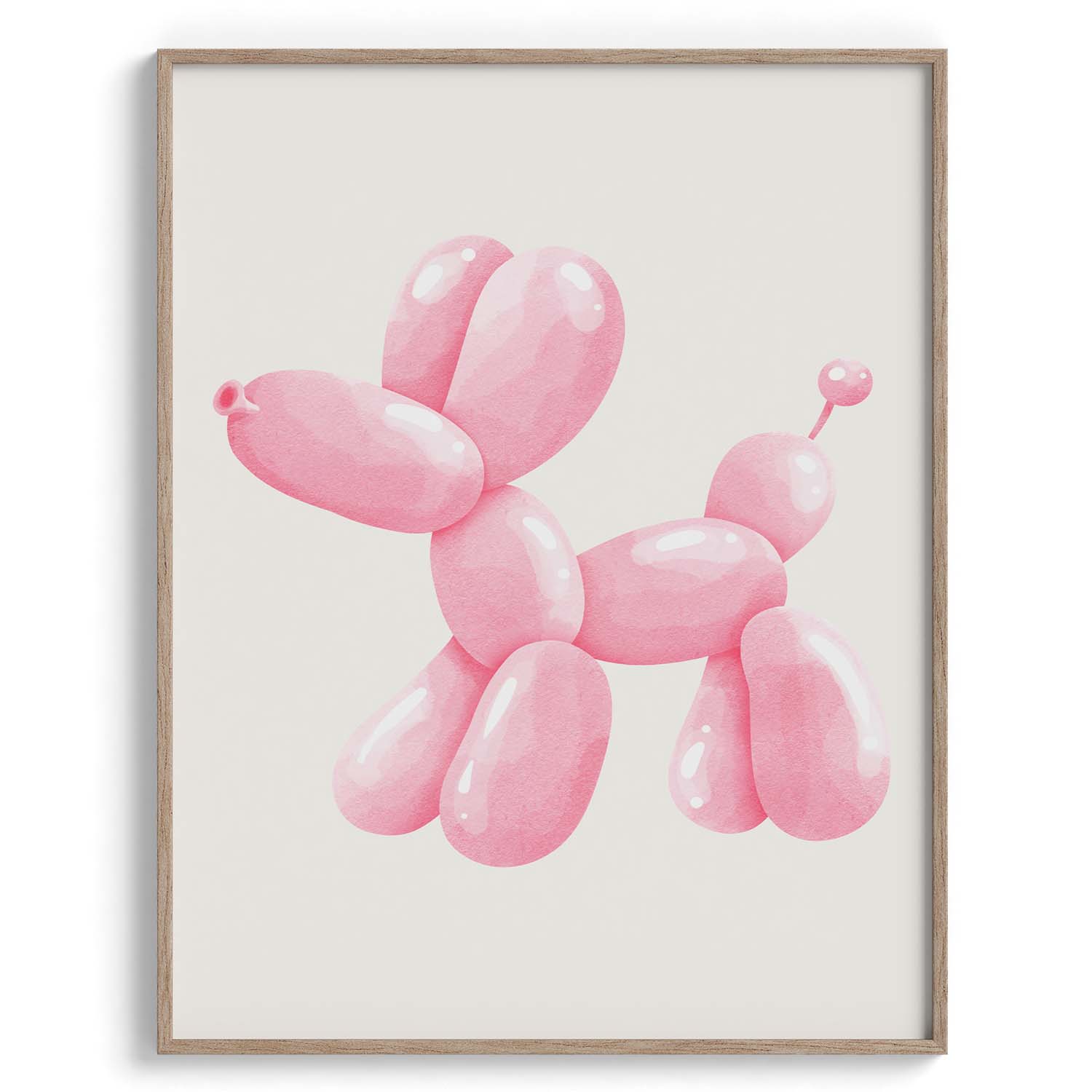 Pink Balloon Dog Pop Art