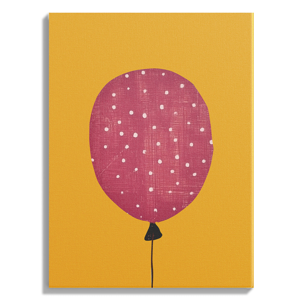 Pink Balloon Minimal Kids Poster