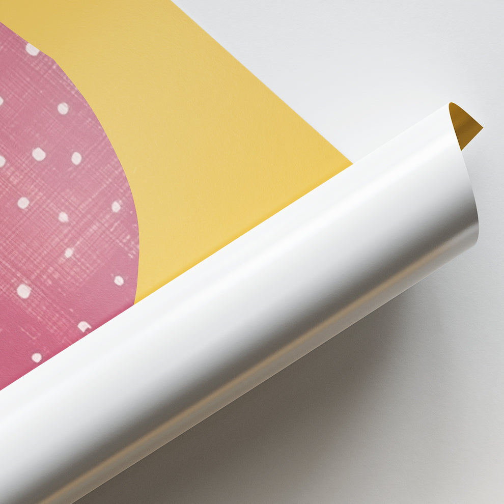 Pink Balloon Minimal Kids Poster