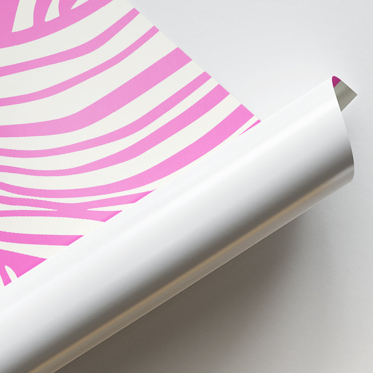 Pink Illusion Wavy Abstract Lines