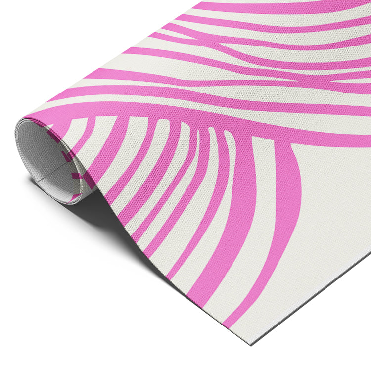 Pink Illusion Wavy Abstract Lines