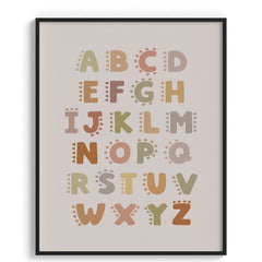 Playful Alphabet Wall Art