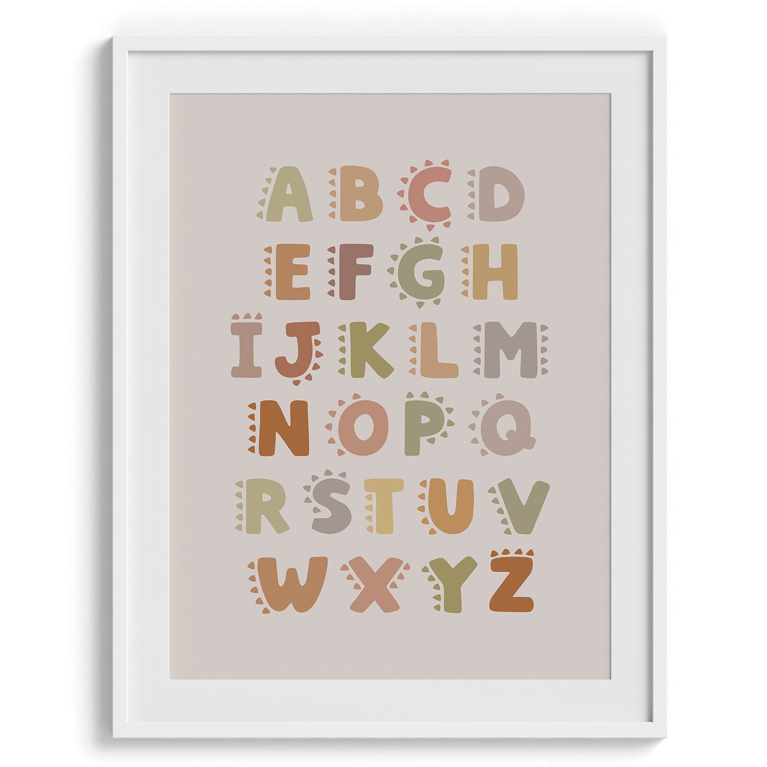 Playful Alphabet Wall Art