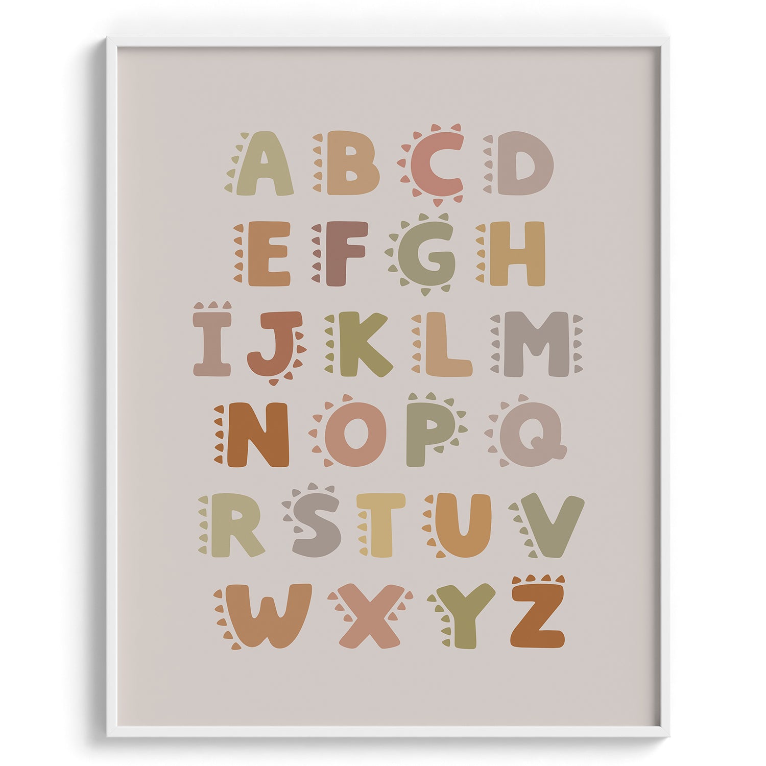 Playful Alphabet Wall Art
