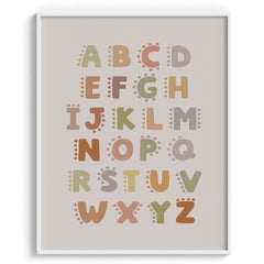Playful Alphabet Wall Art