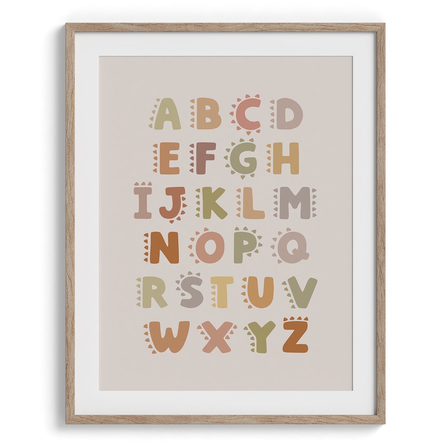 Playful Alphabet Wall Art