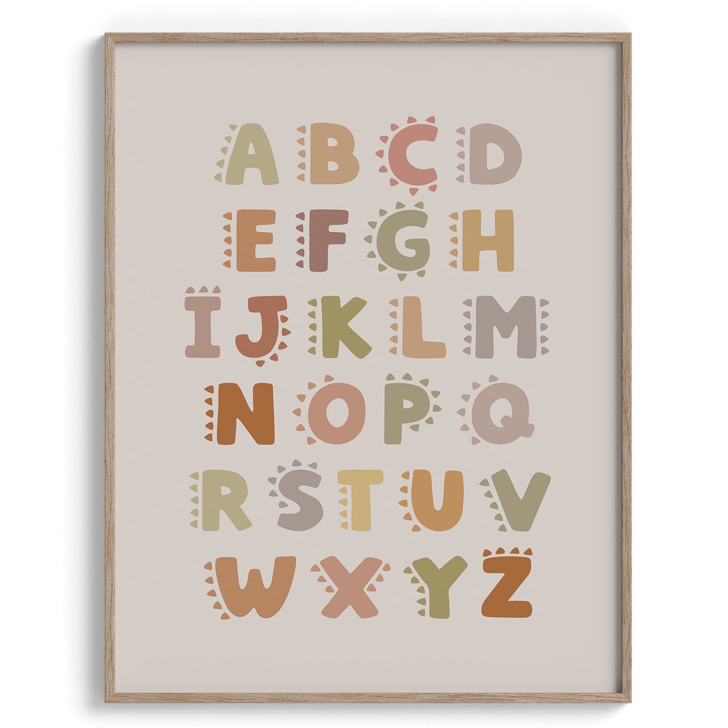 Playful Alphabet Wall Art