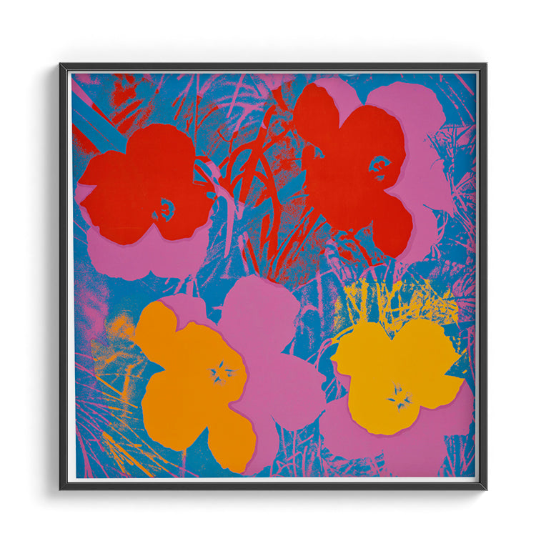 Pop Art Neon Flowers