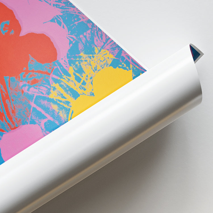 Pop Art Neon Flowers