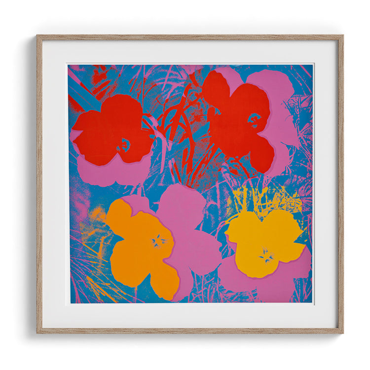 Pop Art Neon Flowers