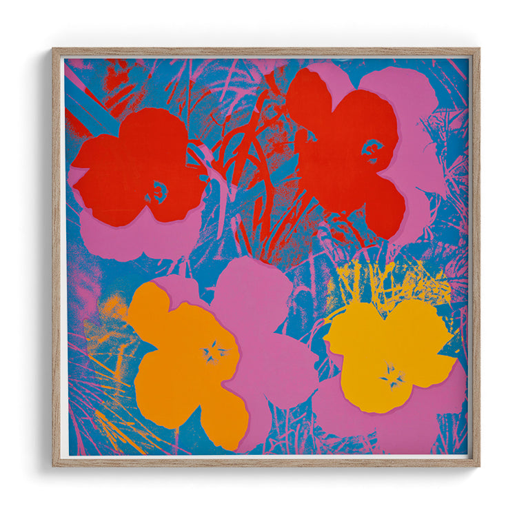 Pop Art Neon Flowers