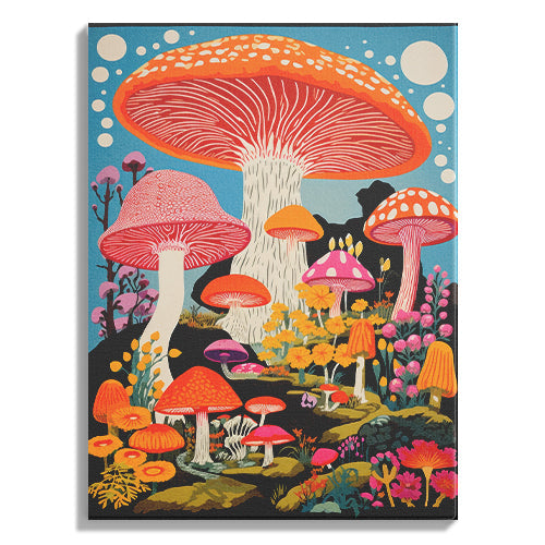 Psychedelic Fantasy Mushroom Garden