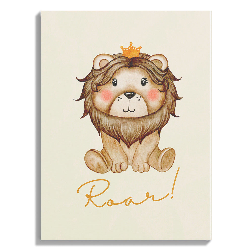 Roar! Little Lion Cub Print